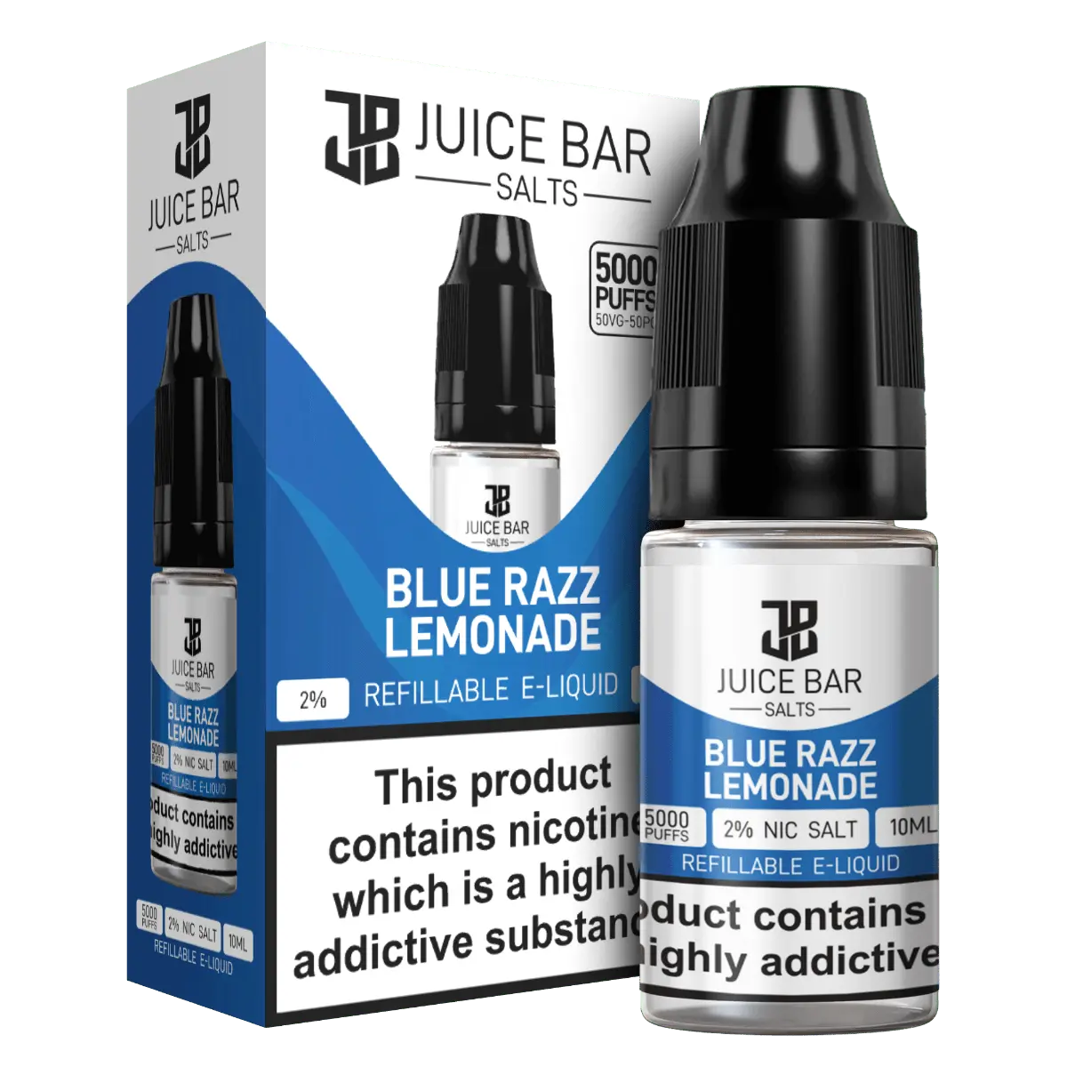 BlueRazz Lemonade Nic Salts E-liquid by Juice Bar 10ml - Absolute Vape