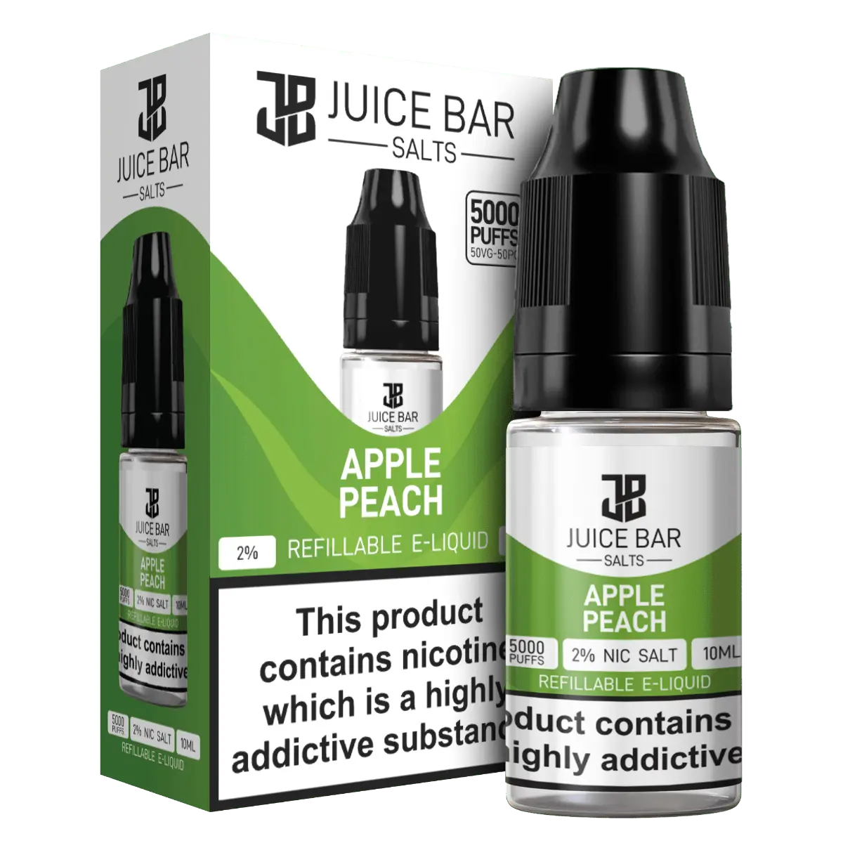 Apple Peach Nic Salts E-liquid by Juice bar 10ml - Absolute Vape