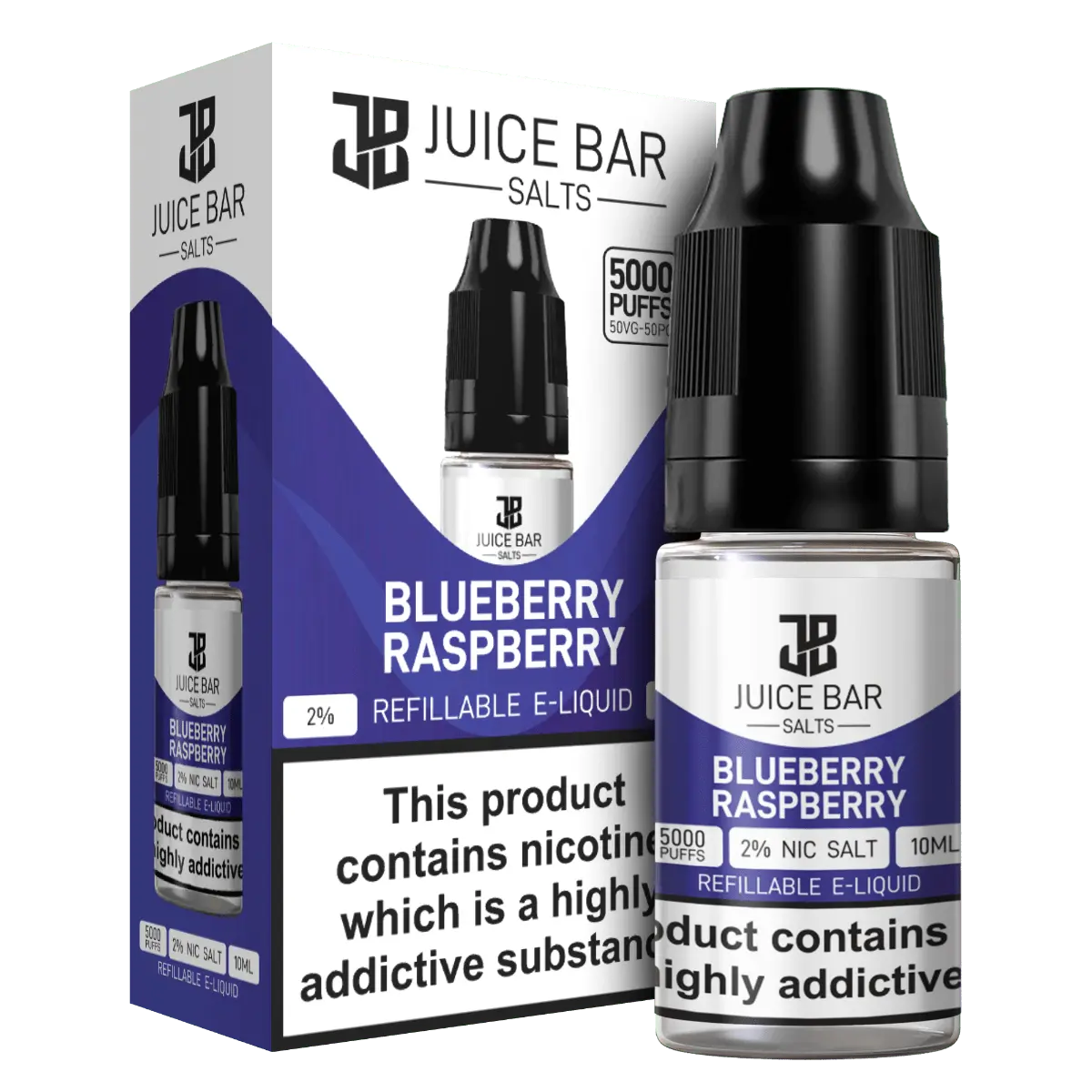 Blueberry Raspberry Nic Salts E-liquid by Juice Bar 10ml - Absolute Vape