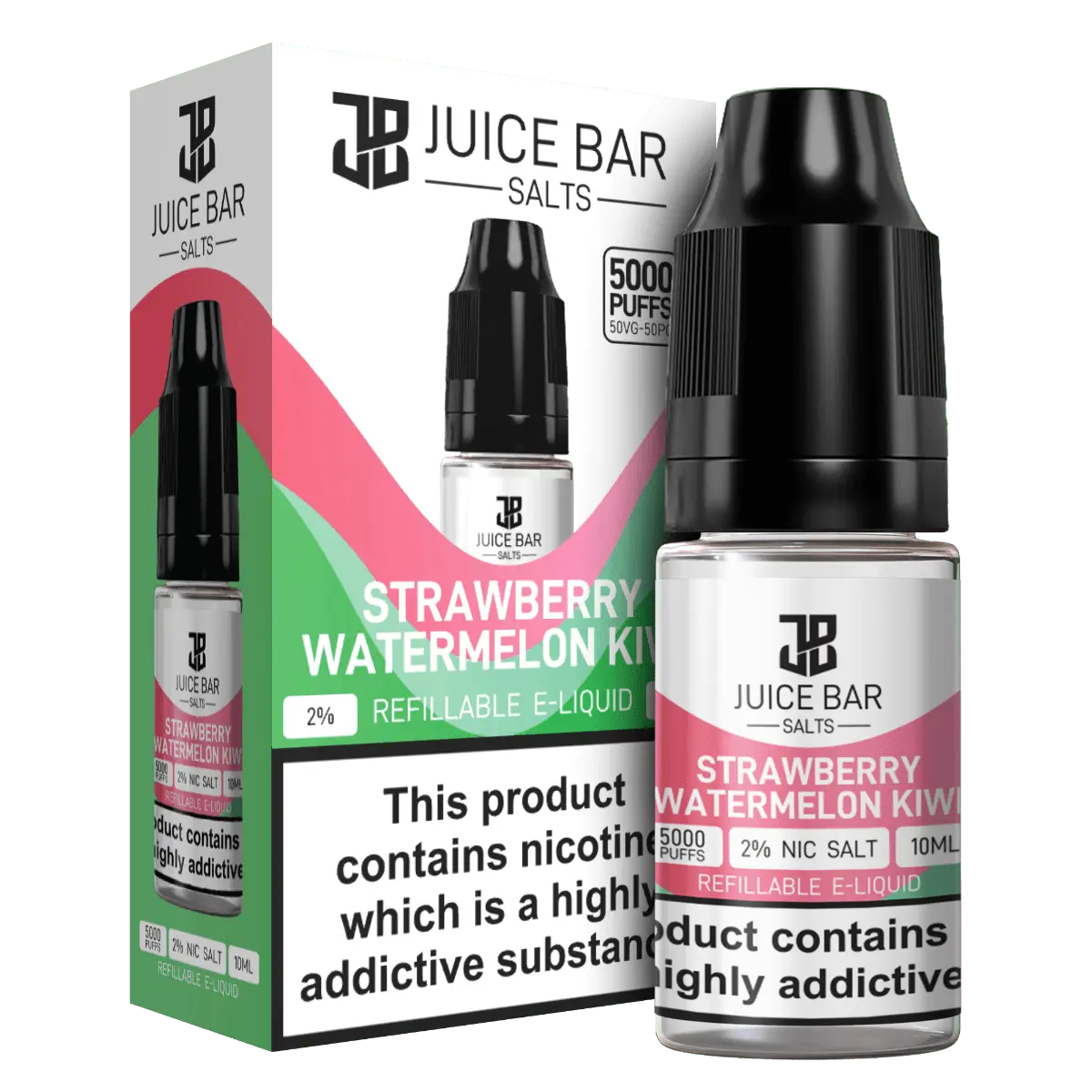 Strawberry Watermelon Kiwi Nic Salts E-liquid by 10ml - Absolute Vape