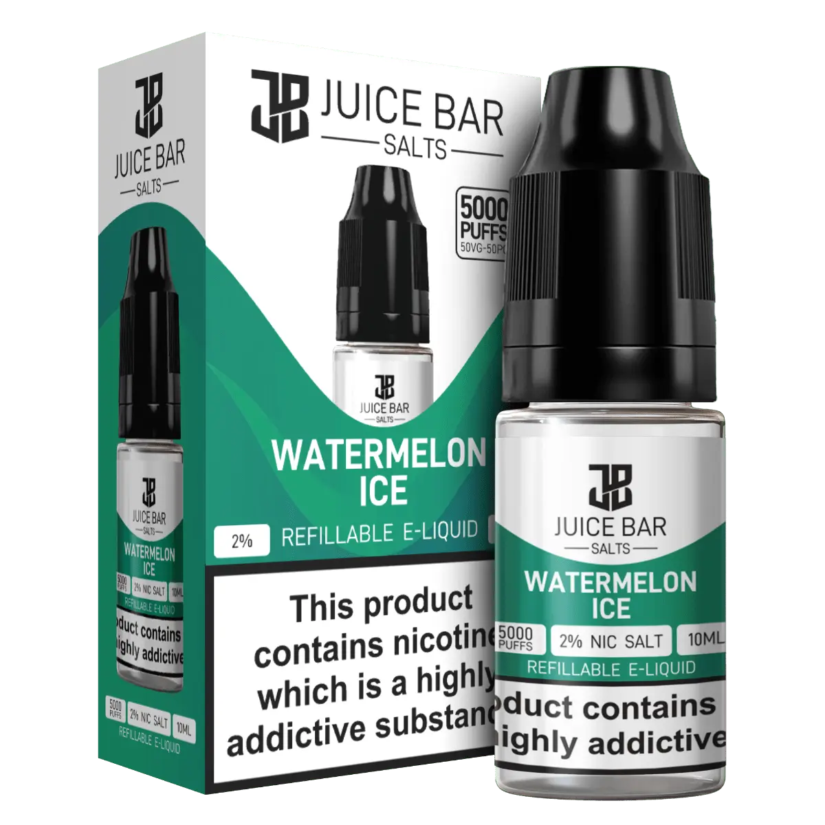 Watermelon Ice Nic Salts E-liquid By Juice Bar 10ml - Absolute Vape