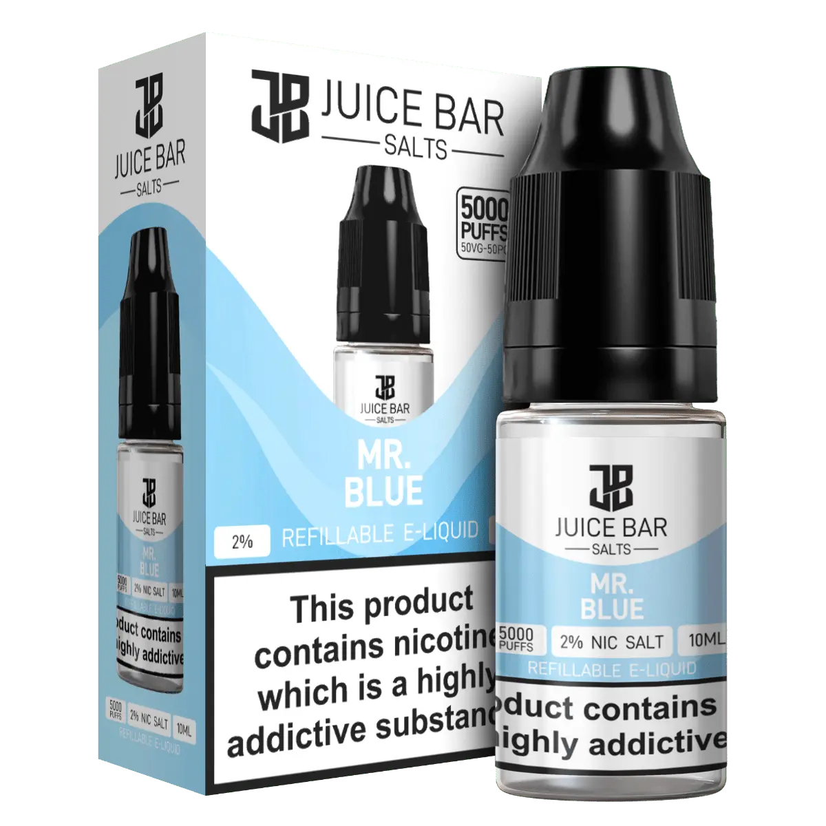 Mr Blue Nic Salts E-liquid by Juice Bar 10ml - Absolute Vape