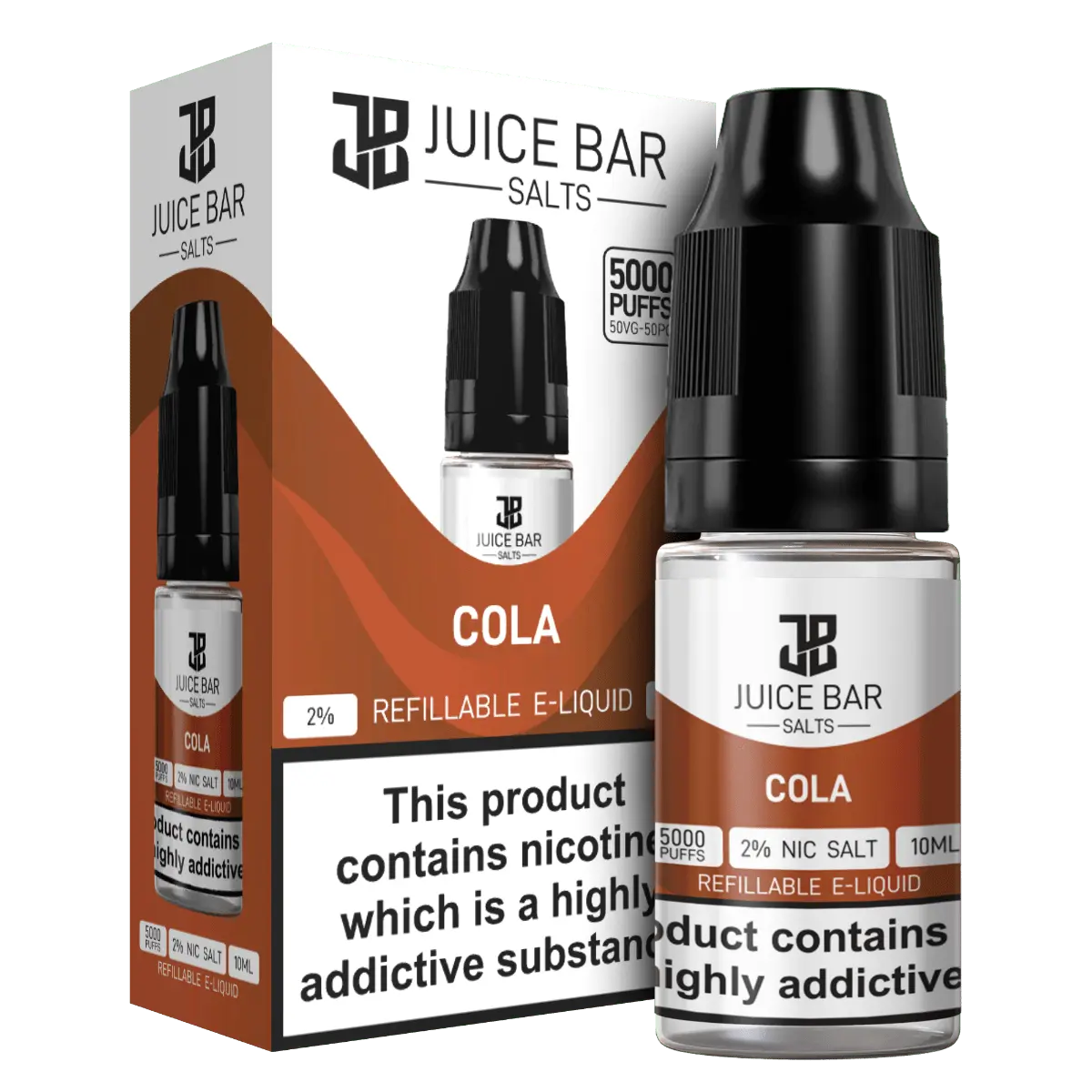 Cola Nic Salts E-liquid by Juice Bar 10ml - Absolute Vape