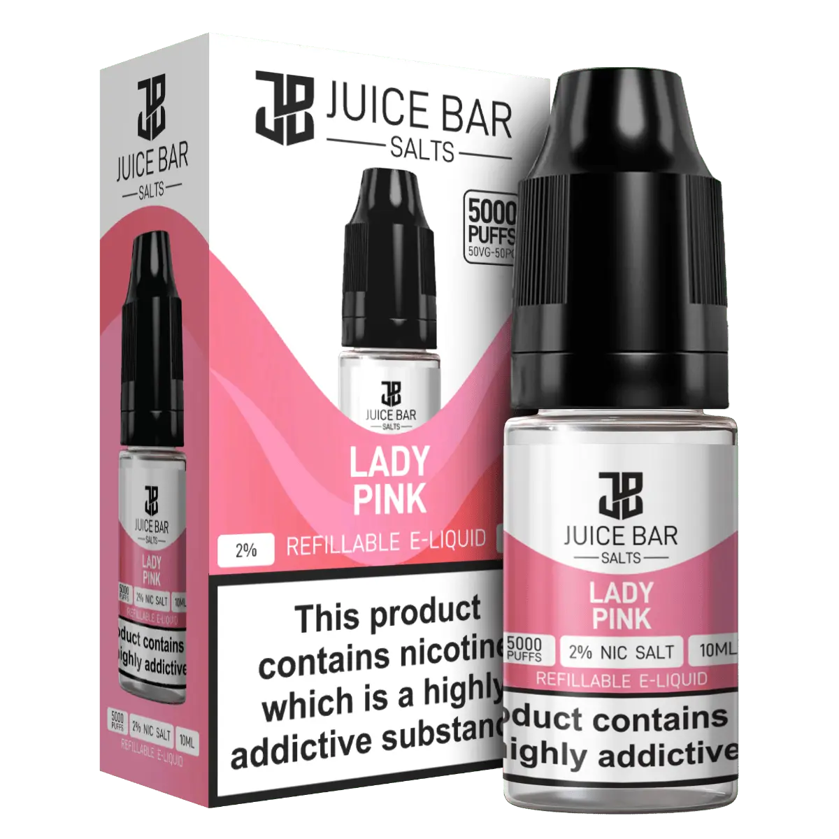 Lady Pink Nic Salts E-liquid by Juice Bar 10ml - Absolute Vape