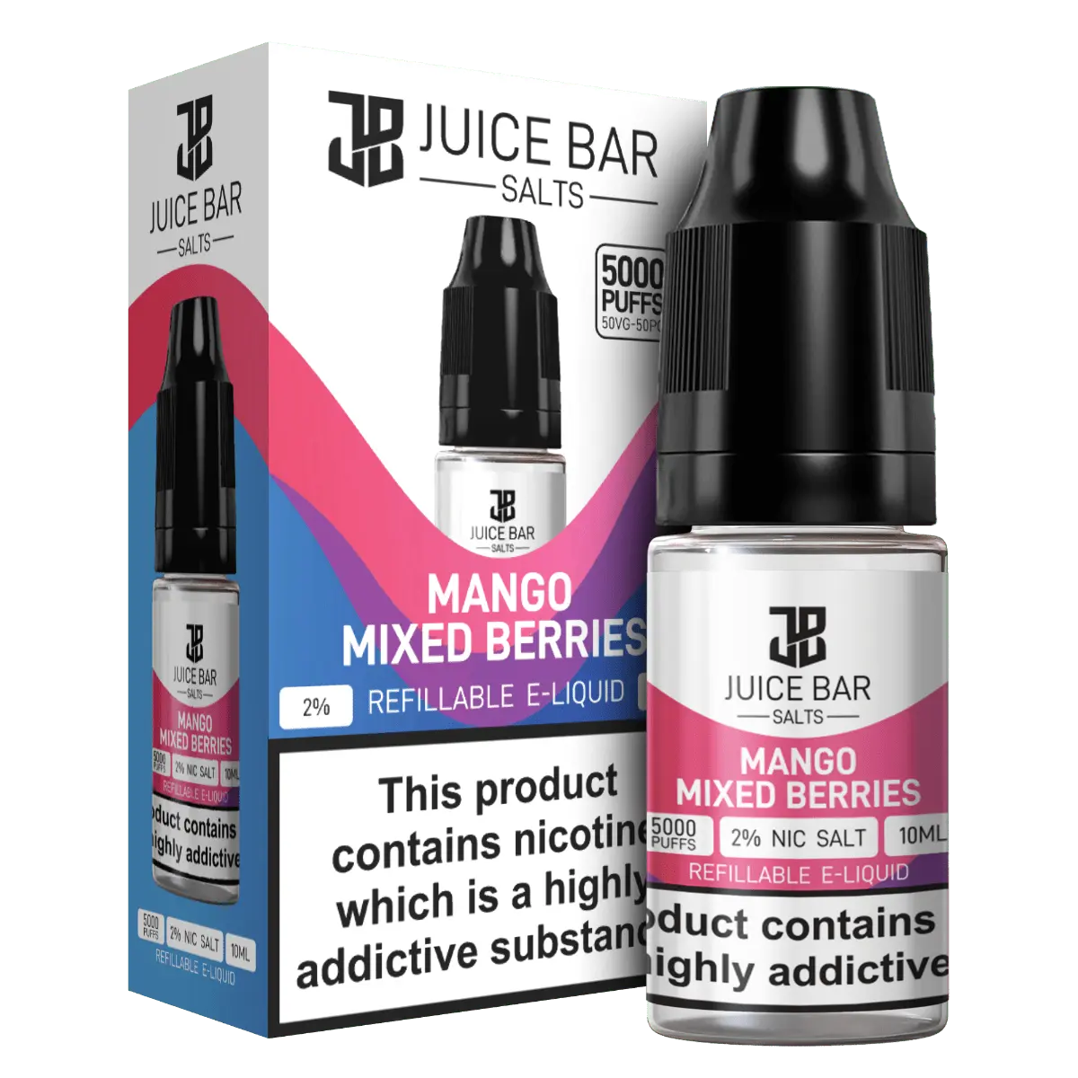 Mango Mixed Berries Nic Salts E-liquid by Juice Bar 10ml - Absolute Vape