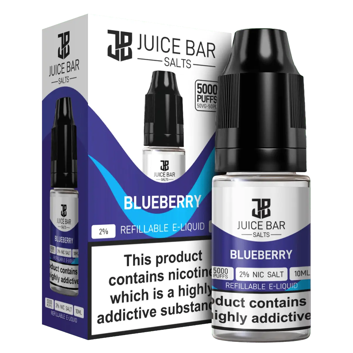 Blueberry Nic Salts E-liquid by Juice Bar 10ml - Absolute Vape