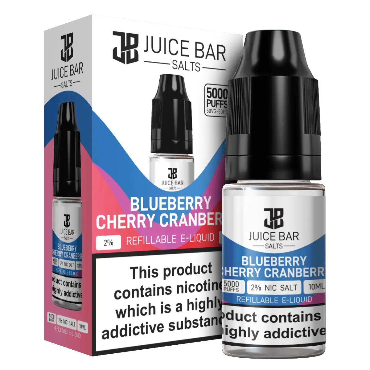 Blueberry Cherry Cranberry Nic Salts E-liquid by Juice Bar 10ml - Absolute Vape