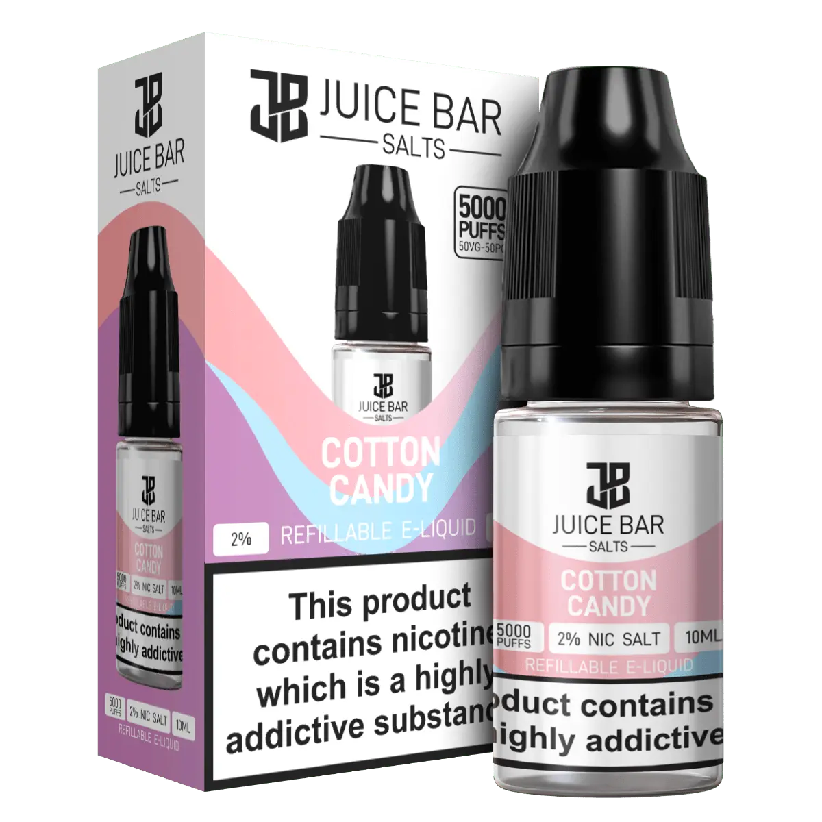 Cotton Candy Nic Salts E-liquid by Juice Bar 10ml - Absolute Vape