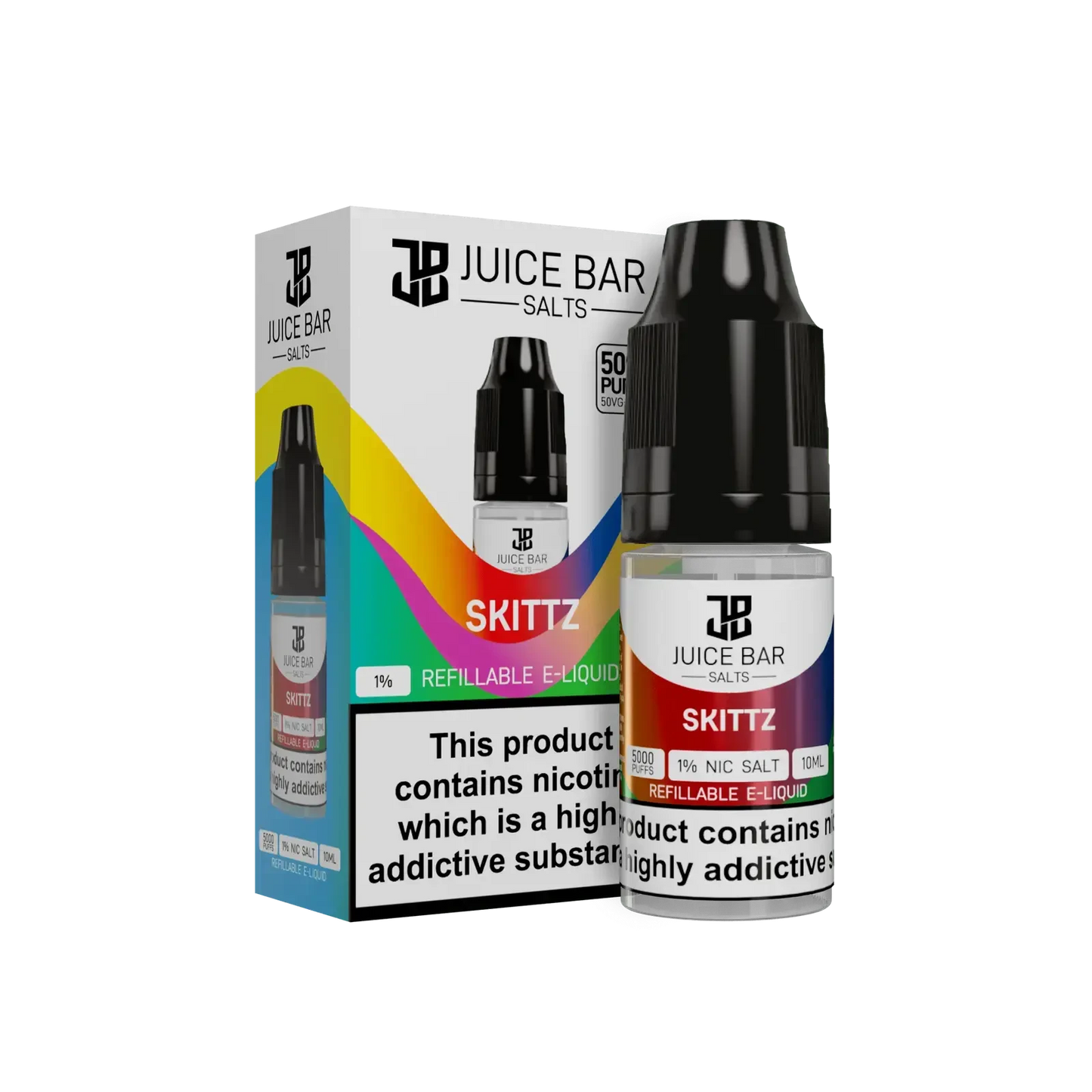 Skittz Nic Salts E-liquid by Juice Bar 10ml - Absolute Vape
