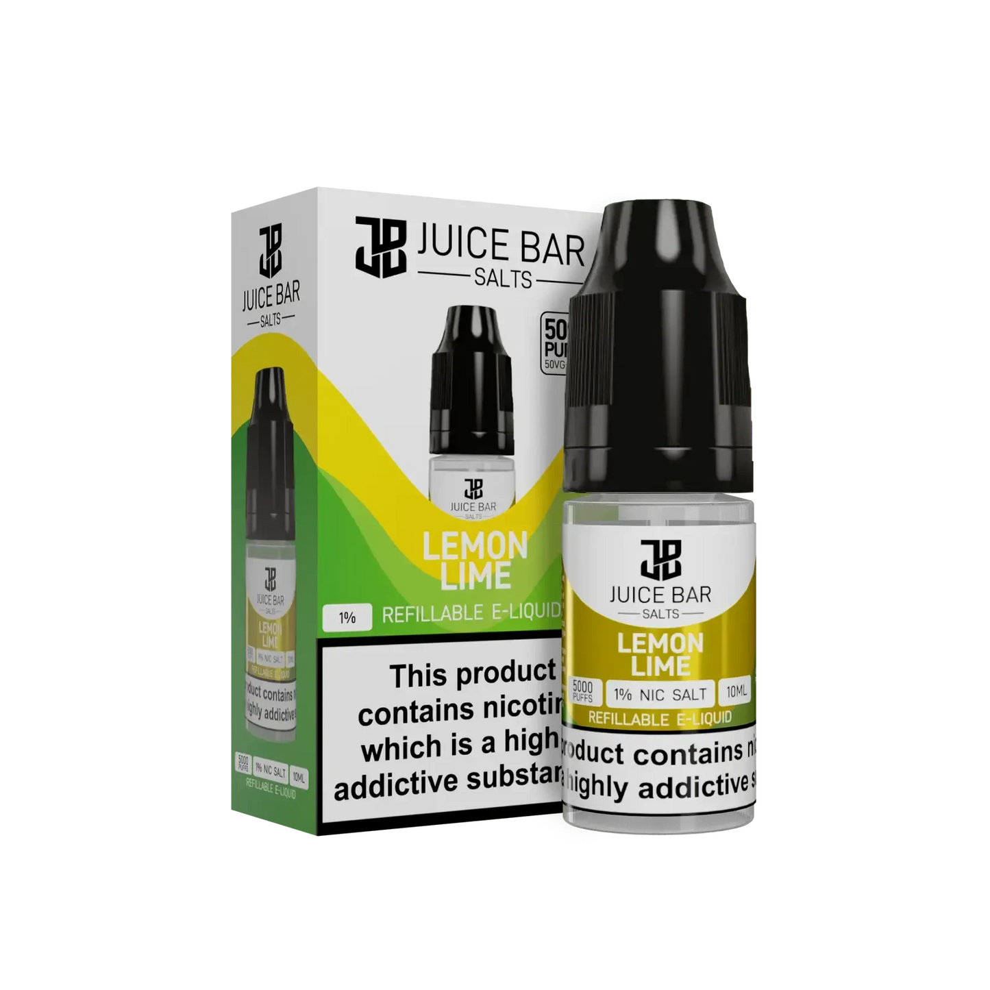 Lemon & Lime Nic Salts E-liquid by Juice Bar 10ml - Absolute Vape