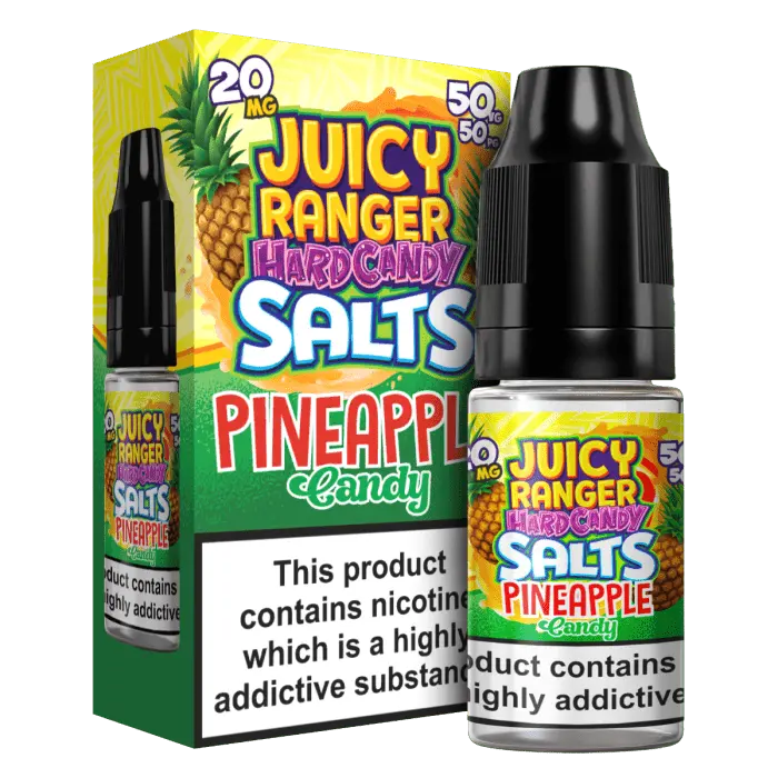 Pineapple Candy Nic Salts E-liquid by Juicy Ranger Hard Candy 10ml - Absolute Vape