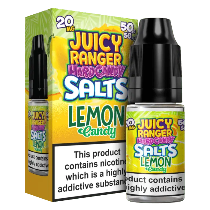 Lemon Nic Salts E-liquid by Juicy Ranger Hard Candy 10ml - Absolute Vape