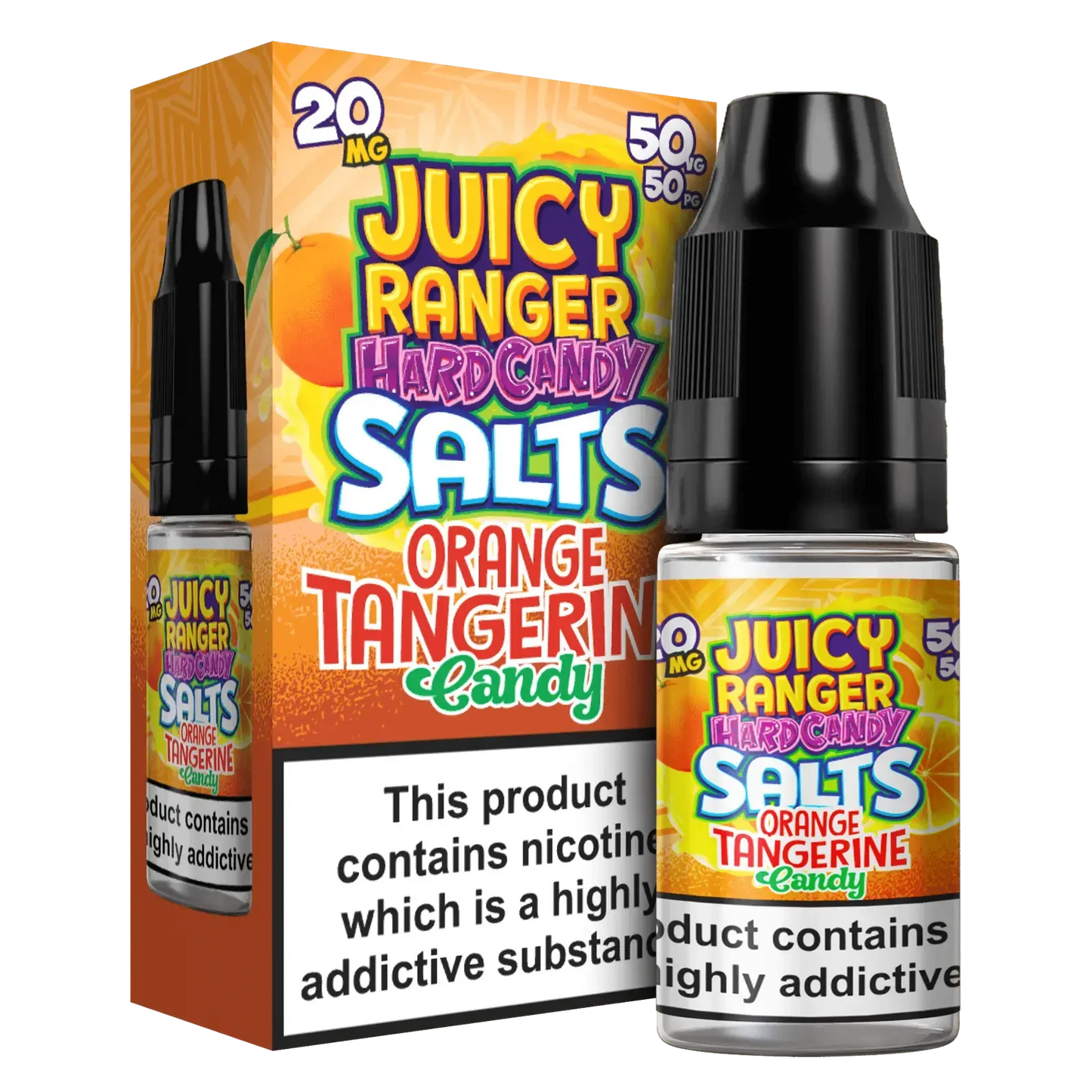 Orange Tangerine Nic Salts E-liquid by Juicy Ranger Hard Candy 10ml - Absolute Vape