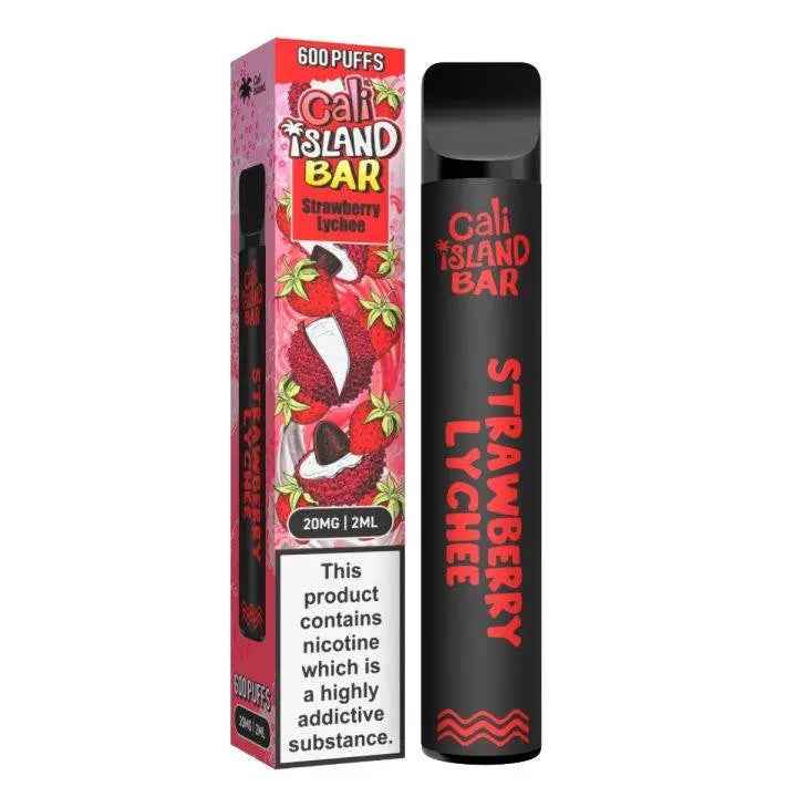 STRAWBERRY LYCHEE - CALI ISLAND DISPOSABLE BAR 20MG - Absolute Vape