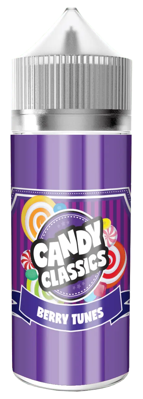 BERRY TUNES SHORTFILL E-LIQUID BY CANDY CLASSICS 100ML - Absolute Vape