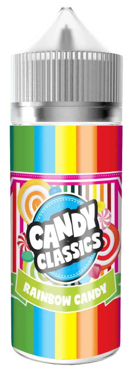 RAINBOW CANDY SHORTFILL E-LIQUID BY CANDY CLASSICS 100ML - Absolute Vape