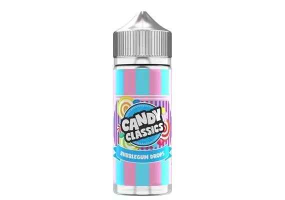 BUBBLEGUM DROPS SHORTFILL E-LIQUID BY CANDY CLASSICS 100ML - Absolute Vape