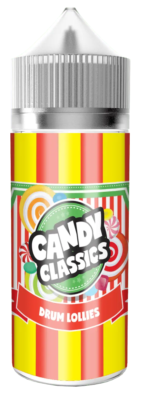 DRUM LOLLIES SHORTFILL E-LIQUID BY CANDY CLASSICS 100ML - Absolute Vape