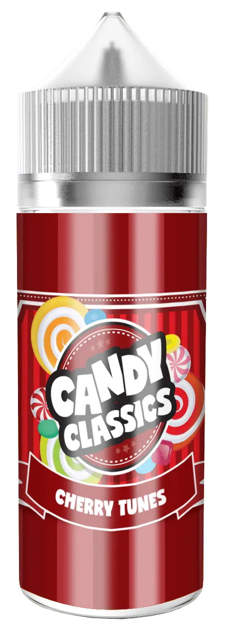 CHERRY TUNES SHORTFILL E-LIQUID BY CANDY CLASSICS 100ML - Absolute Vape
