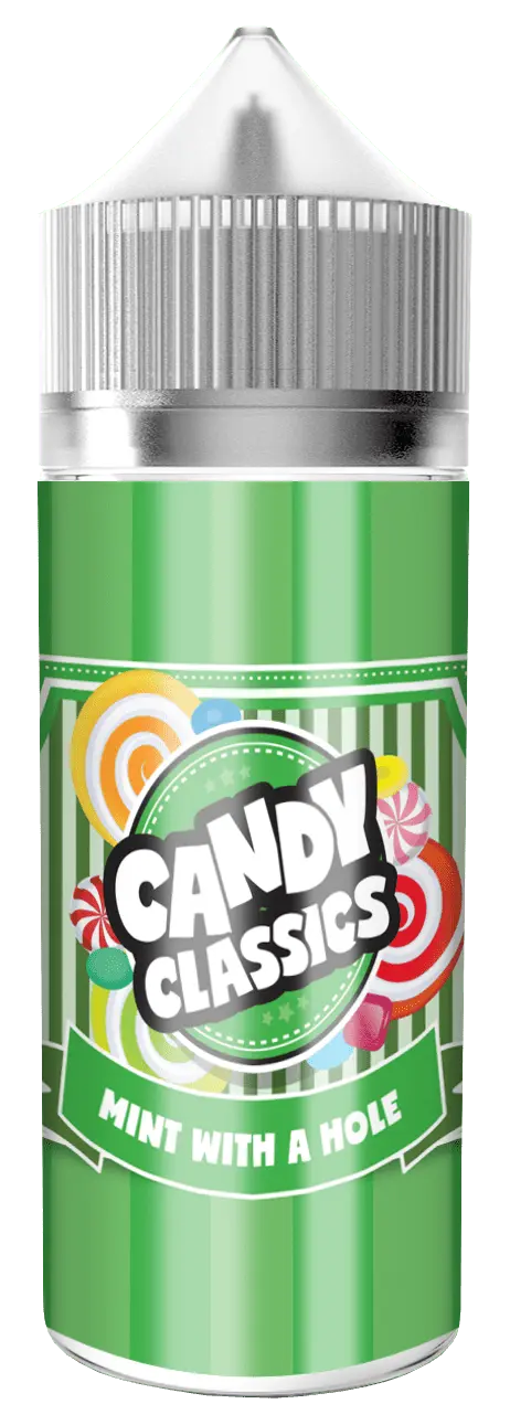 MINT WITH A HOLE SHORTFILL E-LIQUID BY CANDY CLASSICS 100ML - Absolute Vape