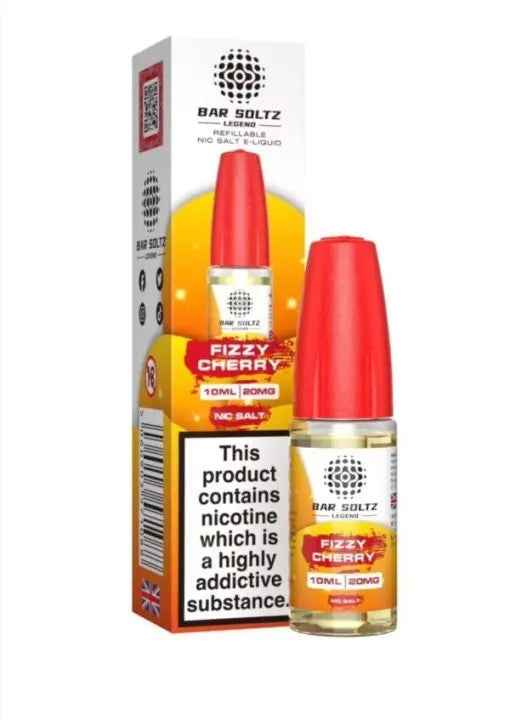 FIZZY CHERRY NIC SALTS E-LIQUID BY BAR SOLTZ 10ML - Absolute Vape