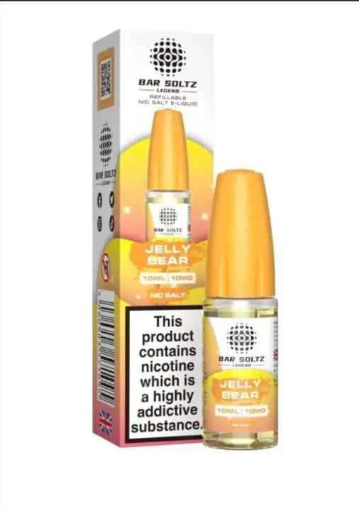 JELLY BEAR NIC SALTS E-LIQUID BY BAR SOLTZ 10ML - Absolute Vape