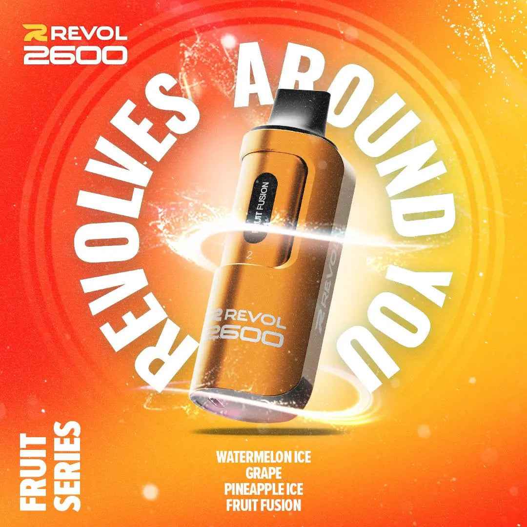FRUIT SERIES 4in1 Series - REVOL 2600 PUFF DISPOSABLE - Absolute Vape