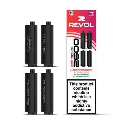 Berry Series (Multi Flavour) 2600 Prefilled Pods (4 Pack) - Absolute Vape
