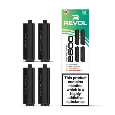 Mint Series (Multi Flavour) 2600 Prefilled Pods (4 Pack) - Absolute Vape