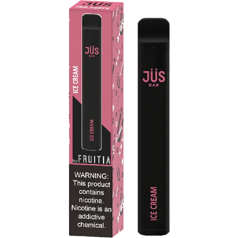 ICE-CREAM JUS BAR 700 PUFF DISPOSABLE VAPE DEVICE 20MG - Absolute Vape