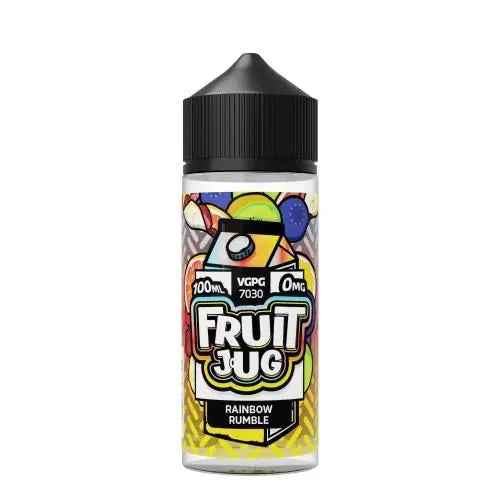 RAINBOW RUMBLE SHORTFILL E-LIQUID BY FRUITY JUG 100ML - Absolute Vape