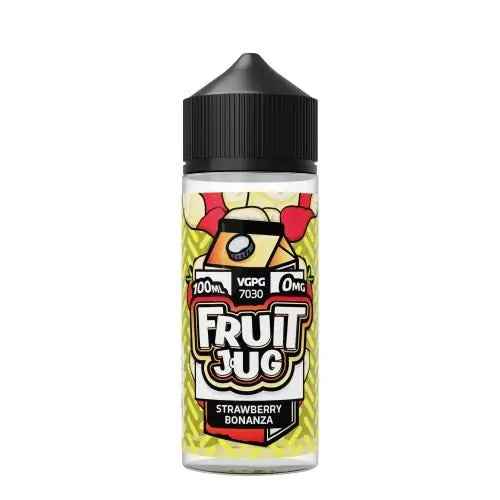 STRAWBERRY BONANZA SHORTFILL E-LIQUID BY FRUITY JUG 100ML - Absolute Vape