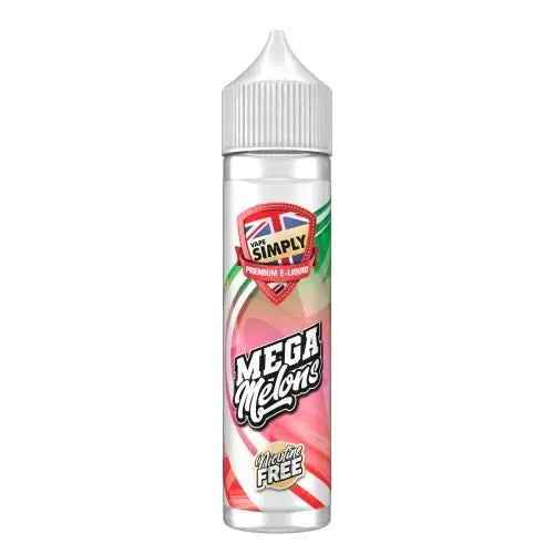 Mega Melons Shortfill E-liquid by Vape Simply 60ml - Absolute Vape