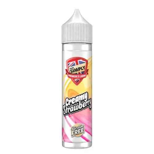 Creamy Stawberry Shortfill E-liquid by Vape Simply 60ml - Absolute Vape