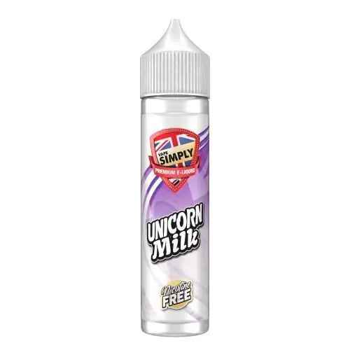 UNICORN MILK SHORTFILL E-LIQUID BY VAPE SIMPLY 60ML - Absolute Vape