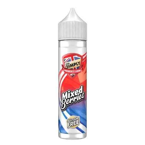 MIXED BERRIES SHORTFILL E-LIQUID BY VAPE SIMPLY 60ML - Absolute Vape