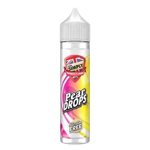 PEAR DROPS SHORTFILL E-LIQUID BY VAPE SIMPLY 60ML - Absolute Vape