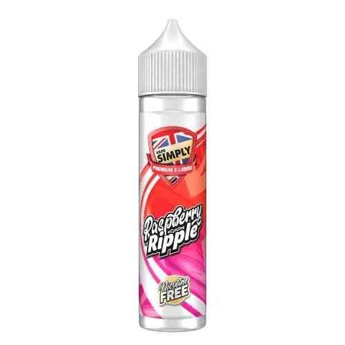 RASPBERRY RIPPLE SHORTFILL E-LIQUID BY VAPE SIMPLY 60ML - Absolute Vape