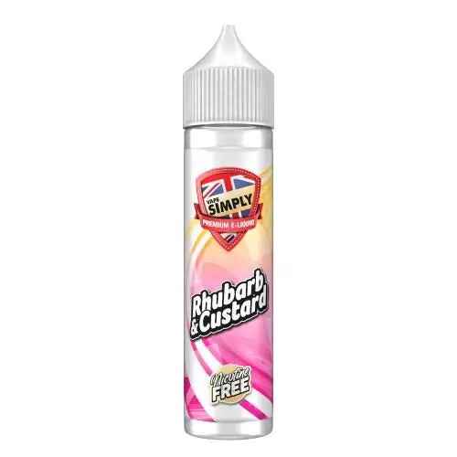 RHUBARD AND CUSTARD SHORTFILL E-LIQUID BY VAPE SIMPLY 60ML - Absolute Vape