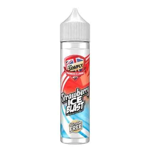 STRAWBERRY ICE BLAST SHORTFILL E-LIQUID BY VAPE SIMPLY 60ML - Absolute Vape