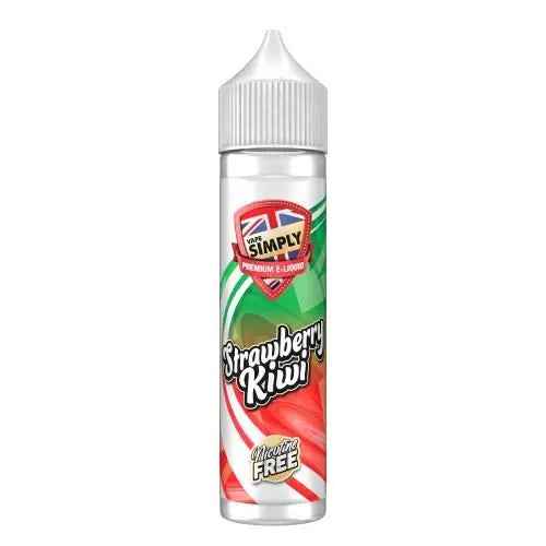 STRAWBERRY KIWI SHORTFILL E-LIQUID BY VAPE SIMPLY 60ML - Absolute Vape