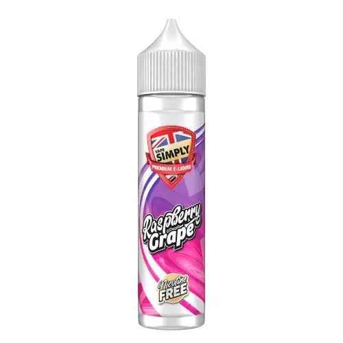 RASPBERRY GRAPE SHORTFILL E-LIQUID BY VAPE SIMPLY 60ML - Absolute Vape