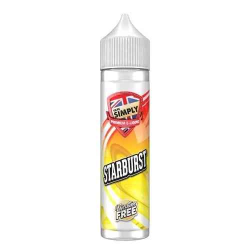 STARBURST SHORTFILL E-LIQUID BY VAPE SIMPLY 60ML - Absolute Vape