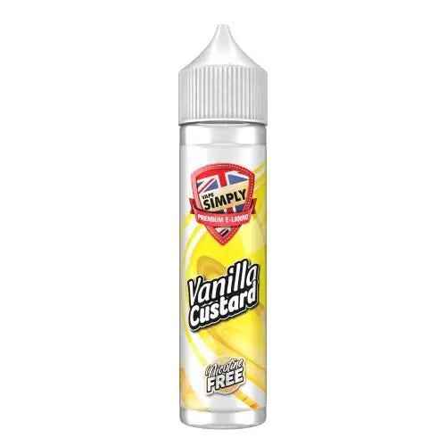 VANILLA CUSTARD SHORTFILL E-LIQUID BY VAPE SIMPLY 60ML - Absolute Vape