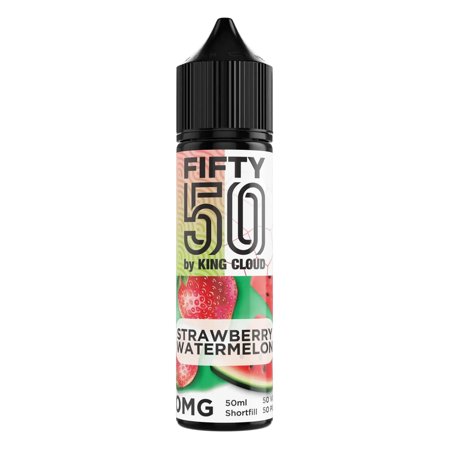 STRAWBERRY WATERMELON SHORTFILL E-LIQUID BY FIFTY 50 60ML - Absolute Vape