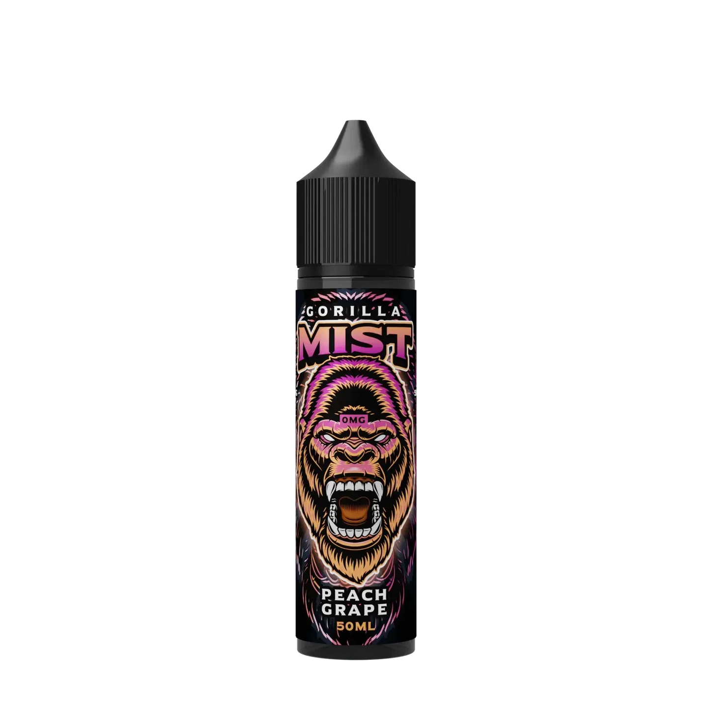 PEACH GRAPE SHORTFILL E-LIQUID BY GORILLA MIST 60ML - Absolute Vape