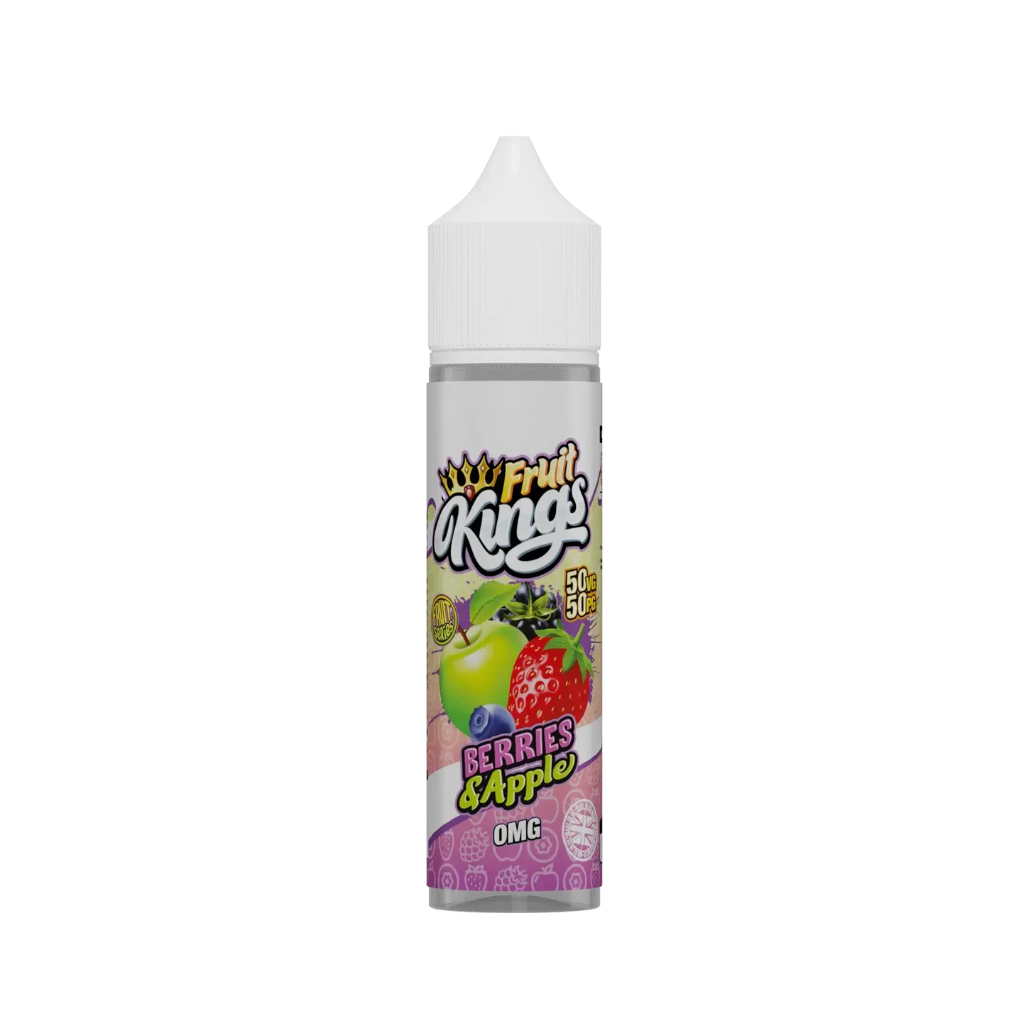 BERRIES & APPLE SHORTFILL E-LIQUID BY FRUIT KINGS 60ML - Absolute Vape