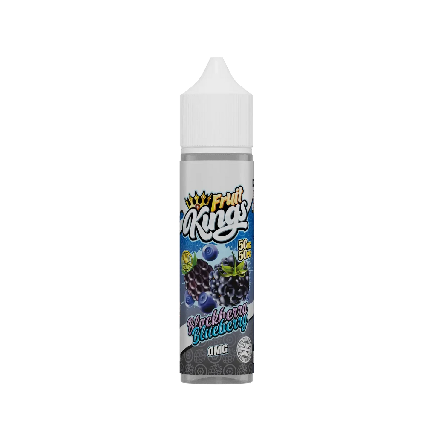 BLACKBERRY BLUEBERRY SHORTFILL E-LIQUID BY FRUIT KINGS 60ML - Absolute Vape