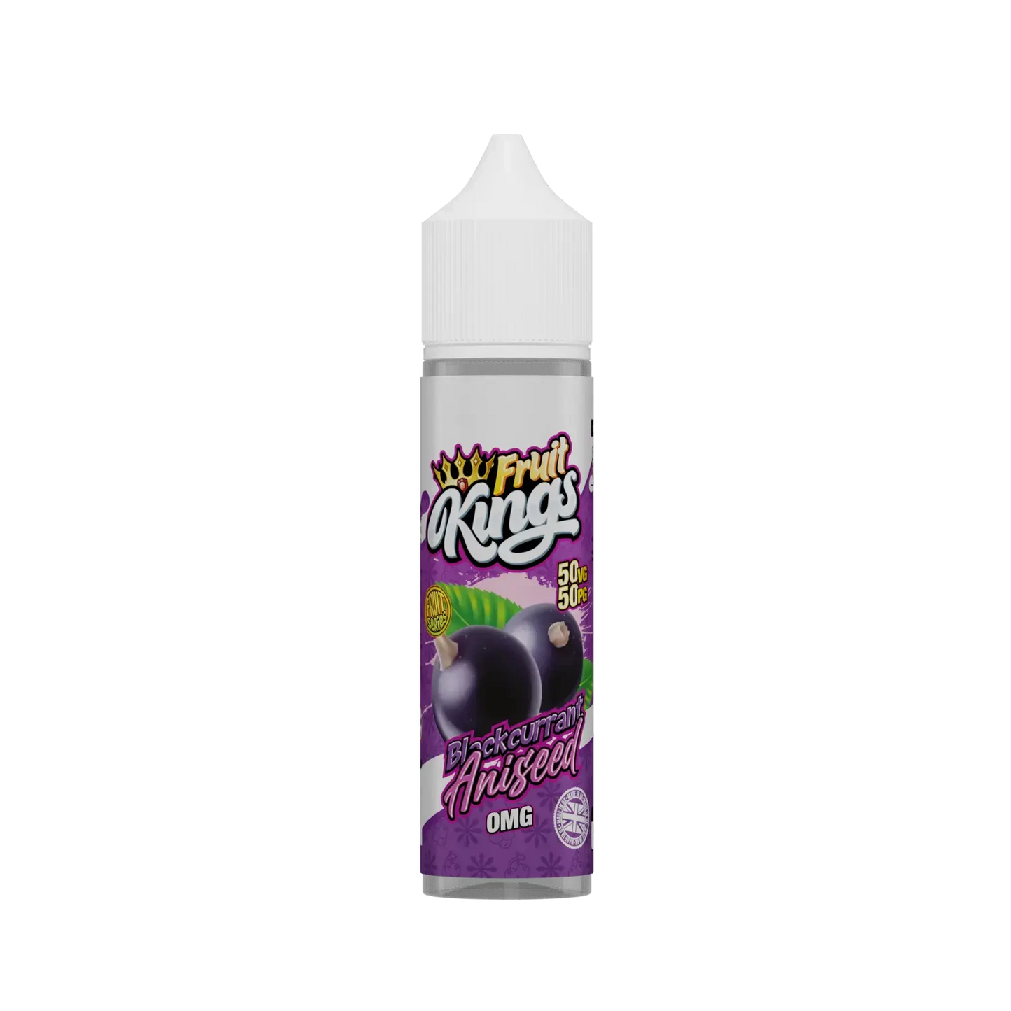 BLACKCURRANT ANISEED SHORTFILL E-LIQUID BY FRUIT KINGS 60ML - Absolute Vape