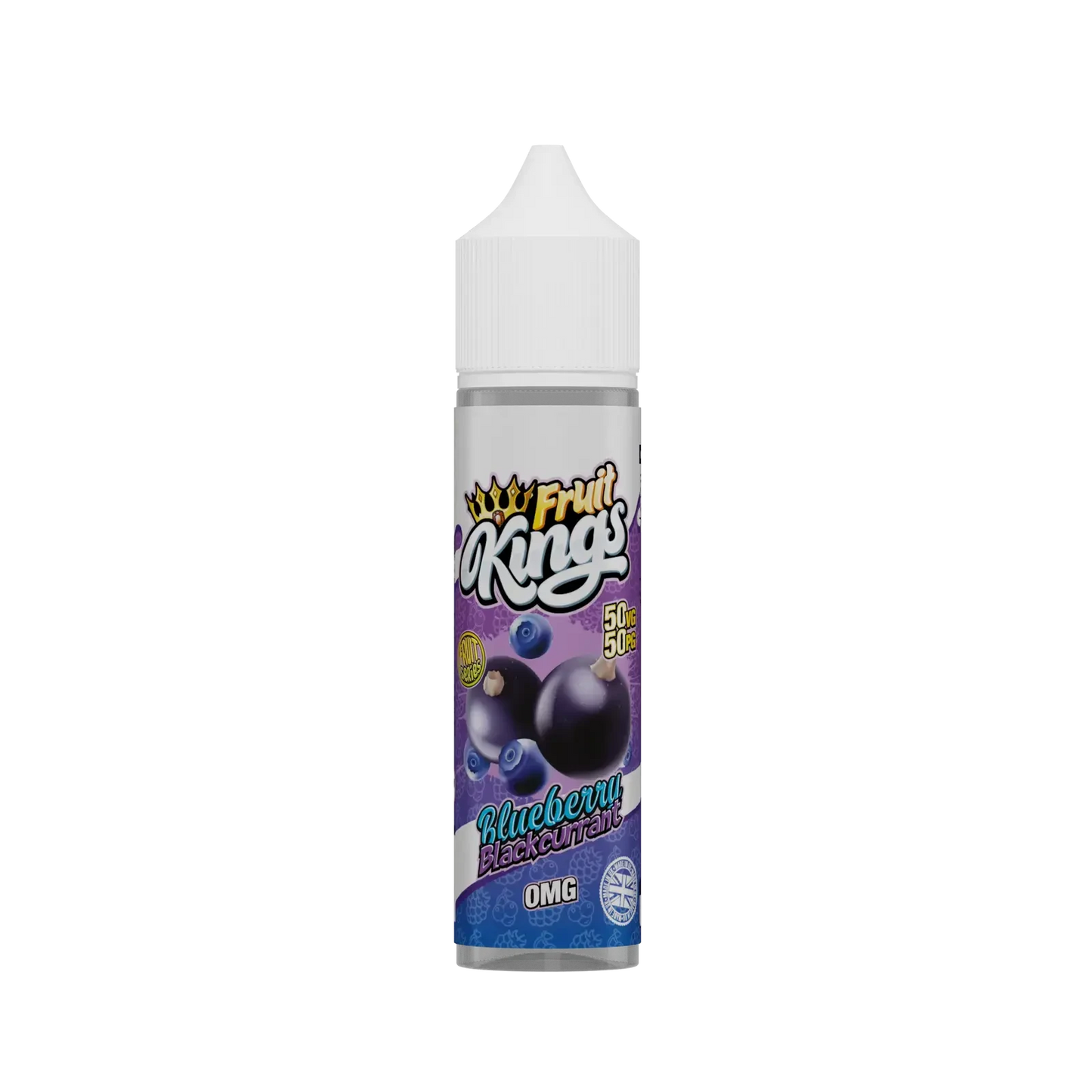 BLUEBERRY BLACKCURRANT SHORTFILL E-LIQUID BY FRUIT KINGS 60ML - Absolute Vape
